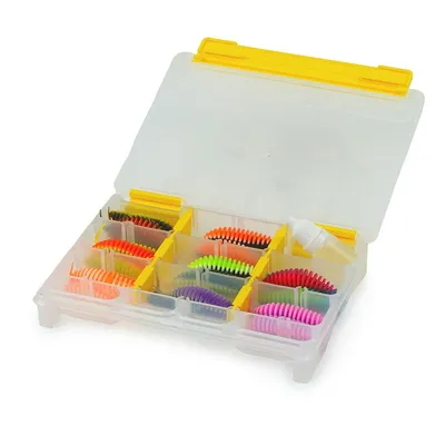 Produktbild von Spro Trout Master Worm Box 32-teilig