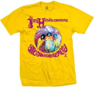 Obrázek produktu pro Jimi Hendrix Are You Experienced Yellow XL Tričko