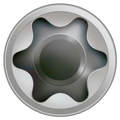 Immagine prodotto di SPAX® 0537000500803 SPAX® Terrassenschrauben T25 Zylinderkopf Edelstahl A2 0537000500803 5 mm x 80 mm, 100 St.