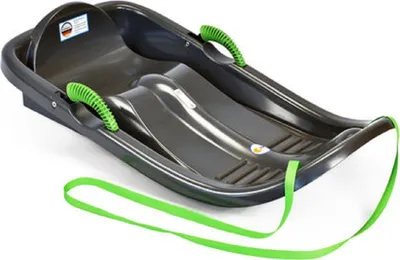 Produktbild von KHW Rodel Schneebob Bobschlitten Snow Bird De Luxe Anthrazit