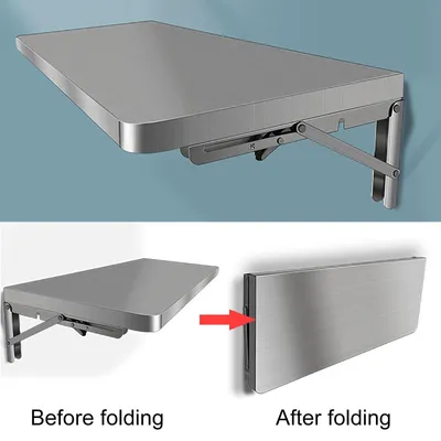 Imagen del producto de Mesa plegable de pared, plegable, de 120x30 cm, para la cocina