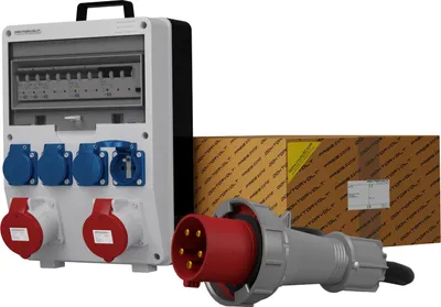 Obrázok produktu pre Rozvádzač výkonu TD-S/FI 2x32A 4x230 franz Systém SKH Kábel 5x10mm2 Doktorvolt® 0038