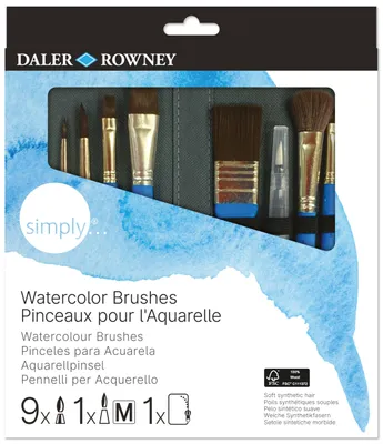 Image de Daler Rowney Simply Brush Set 10 pcs