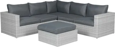 Produktbild von Garden Impressions Orangebird Loungeset 4-tlg. - vintage grey 2-half/refl.black