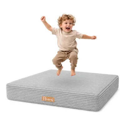 Zdjęcie produktu dla Flumi trampolina dziecięca mata do skakania sztruks, 110x70 cm, Obraz wygenerowany przez AI
