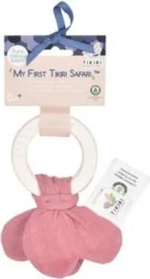 Obrázok produktu pre Tikiri prsteň na prerezávanie zubov ružový