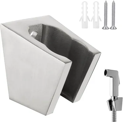 Produktbild von Brausehalter Zinklegierung, Wandmontage, für Badezimmer, silber