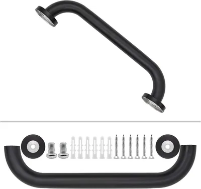 Imagen del producto de Barra de apoyo para ducha, de acero inoxidable, de 30 cm, antideslizante, para baño y aseo