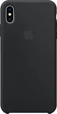 Produktbild von Apple Silikon Case (iPhone XS Max) schwarz