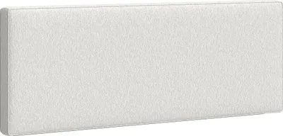 Produktbild von Wandmontiertes Kopfteil für Bett-Polsterung, 160 x 10 x 60 cm, Stoffbezug, Cremeweiß