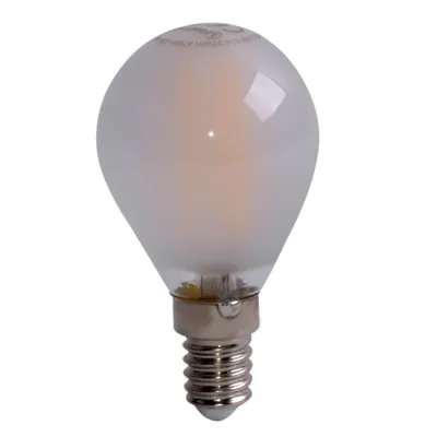 Produktbild von LightMe LED Filament Leuchtmittel Tropfen 4W = 40W E14 matt 470lm warmweiß 2700K
