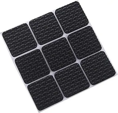 Immagine prodotto di Feltro autoadesivo per mobili - Sottobicchieri antiscivolo e antigraffio - Protezioni per pavimenti - Quadrato 9 pezzi 2,7 cm