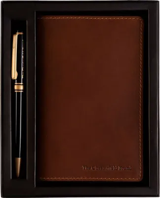 Produktbild von The Chesterfield Brand Wax Pull Up Notizbuch Leder 18 cm