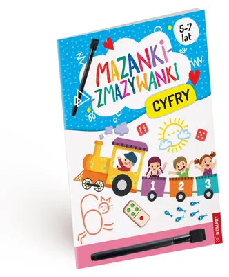 Obrázek produktu pro Mazanki-zmazywanki Cyfry Nauka pisania liczb - Demart