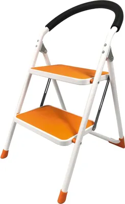 Image de Escabeau Strend Pro WRH2061, 2 marches, charge 150 kg, orange