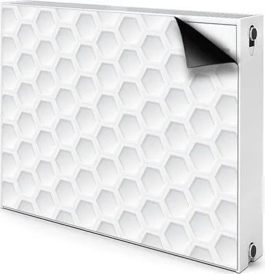 Produktbild von Magnet Radiator Magnet Mat Heizkörper Heizung Verkleidung Abdeckung 90x60 cm  - Dreidimensionale, sechseckige
