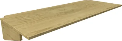 Immagine prodotto di Scaffale da scrivania in legno 90 cm per letto a soppalco - Miele