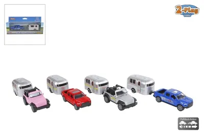 Image de Voiture avec caravane Die-Cast 16,5cm srt.