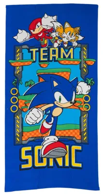 Produktbild von Sonic the Hedgehog Handtuch Badehandtuch Badetuch XL Strandtuch 70x140
