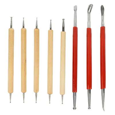 Productafbeelding van Lederbewerking, handgemaakt naaigereedschap, gereedschap voor leerbewerking, handvat voor leerbewerking, graveerstift