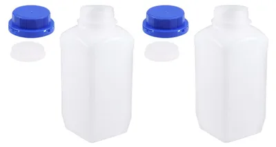 Image de Lot de 2 flacons chimiques à large ouverture pour usage en laboratoire