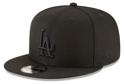 Produktbild von New Era 59FIFTY MLB Los Angeles Dodgers LA Cap Black Fullcap mit geradem Schirm