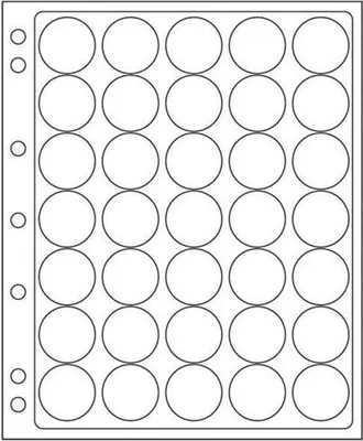 Produktbild von Kunststoffhüllen ENCAP, für 35 Münzen mit einem InnenØ von 28 bis 30 mm