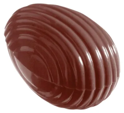 Produktbild von Schokoladen Form - Ei m. Rillen 32mm, Doppelform