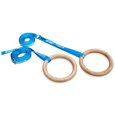Produktbild von Sport-Thieme Turnringe-Set "Indoor", Blau, Erwachsene