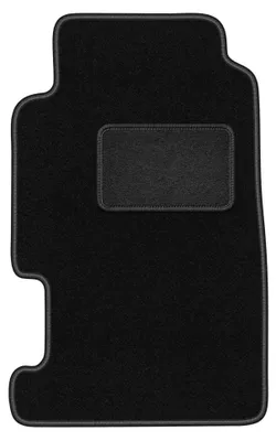 Immagine prodotto di Tappetino guidatore in moquette per Honda Prelude IV 1991-1996 (coupé) – 1 pezzo, nero, su misura – Wielganizator LUX