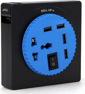 Zdjęcie produktu dla Wielofunkcyjna Multistacja Ładująca Gniazdka 4Xusb