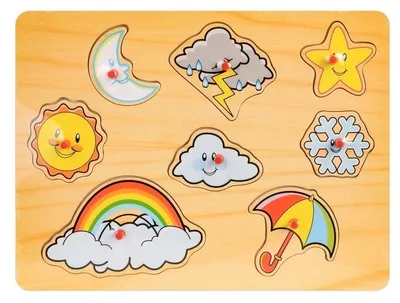 Image de Puzzle en bois DAFFI Météo
