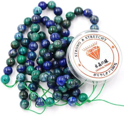 Produktbild von Heilsteine Armband 10mm Chrysocolla 76 Stück