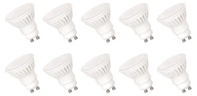 Produktbild von Spectrum GU10 LED Spot Lampe 10W 830lm 3000K Warmweiß 230V 10 Stück