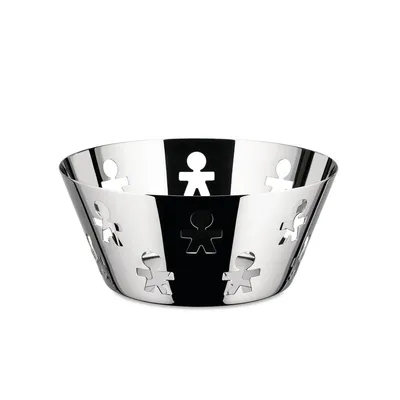 Produktbild von Alessi Girotondo Schale rund 20,5 cm, Edelstahl