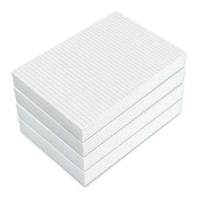 Image de Set de blocs-notes - DIN A4 - 20 blocs - ligné - 50 pages par bloc - collé - dos cartonné solide - papier 90 g/m² - qualité supérieure