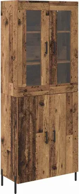 Image de Haut Armoire Bois Ancien 69,5 x 34 x 180 cm Bois d'ingénierie