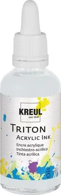 Produktbild von KREUL Acryltinte TRITON Acrylic Ink silber 50 ml