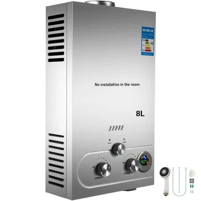 Obrázek produktu pro Okamžitý ohřívač vody, výkon teplé vody 8 l/min, účinnost 16 kW, 8 l 16 kW