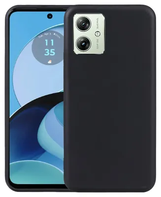 Immagine prodotto di Per Motorola Moto G34 Silicone protettivo nero telefono cellulare Custodia Cover Case TPU sottile