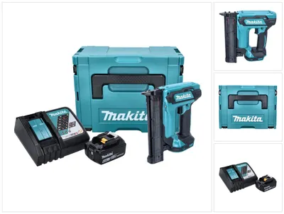 Produktbild von Makita DFN 350 RG1J Akku Stauchkopfnagler 18 V 15 - 35 mm + 1x Akku 6,0 Ah + Ladegerät + Makpac