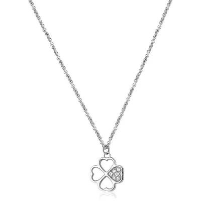 Image de Collier en acier pour le Chakra de la chance BHKN091