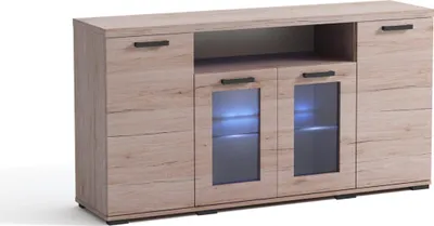 Produktbild von Kommode Estesa. Variante: Farbe Eiche Sonoma, Größe 160x85x40 cm