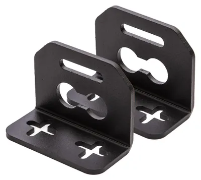 Produktbild von 040 Parts 2er Set Aluminium Kofferhalterung (Mittelstück) für Molleboard - Universell Einsetzbar, Pulverbeschichtet, für Schwere Lasten