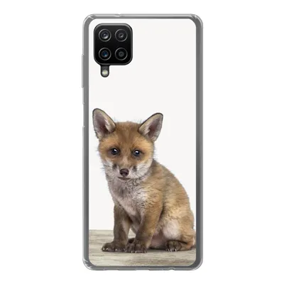 Produktbild von MuchoWow® Handyhülle Schutzhülle Hülle für Samsung Galaxy A12 Fuchs - Baby-Fuchs - Kinder - Mädchen - Jungen Silikon Softcase Handy Hülle - Bild