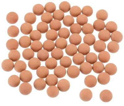 Zdjęcie produktu dla Kamienie bazaltowe, brązowe, o średnicy 9-10 mm, przeznaczone do hydroponiki i dekoracji bonsai, waga 0,88 funta