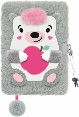 Zdjęcie produktu dla Pluszowy pamiętnik "PREMIUM Lovely Hedgehog", DIN A 5, 96 stron