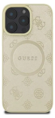 Produktbild von Guess, Schutzhülle für iPhone 16 Pro Max resistent MagSafe, Gold