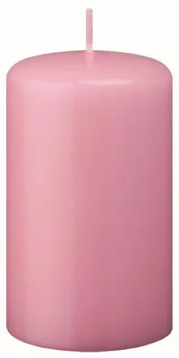 Produktbild von Flachkopf-Stumpenkerzen Rosa 180 x Ø 70 mm, 4 Stück