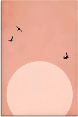 Produktbild von ARTland Leinwandbild Die Schönheit des Leben Größe: 40x60 cm